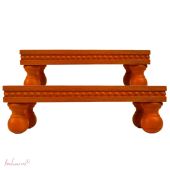 Tafel Milly Orange - set of 2