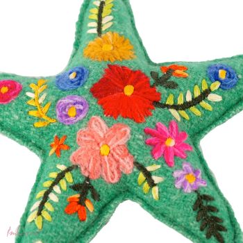 Flower Star Green