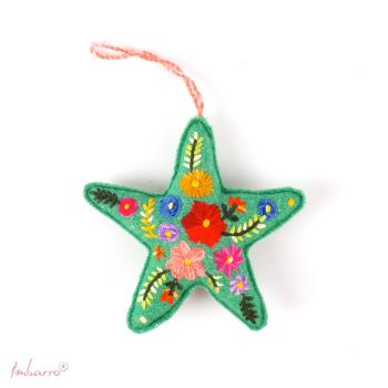 Flower Star Green