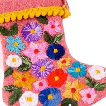 Flower Sock Pink