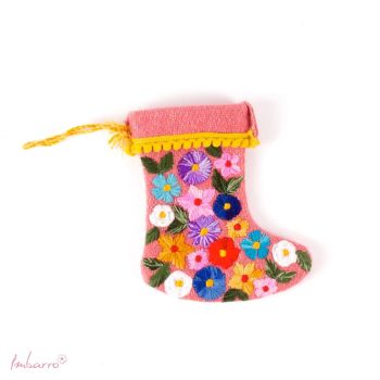 Flower Sock Pink