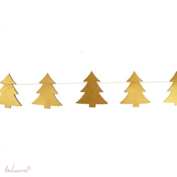 Tree Confetti Gold