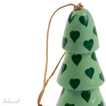 Tree Hearts Green