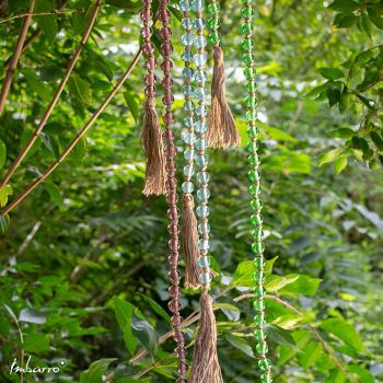 Glass Bead Living Chain - Blue