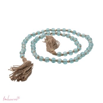 Glass Bead Living Chain - Blue