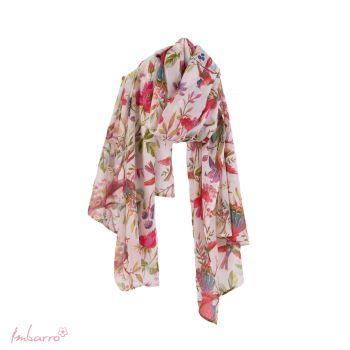 Shawl Paradise Cotton Voile Ecru