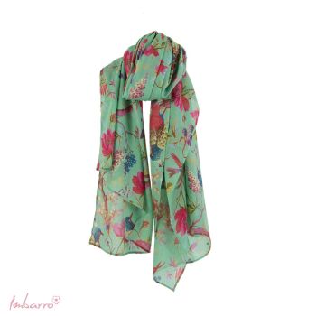 Shawl Paradise Cotton Voile Grass